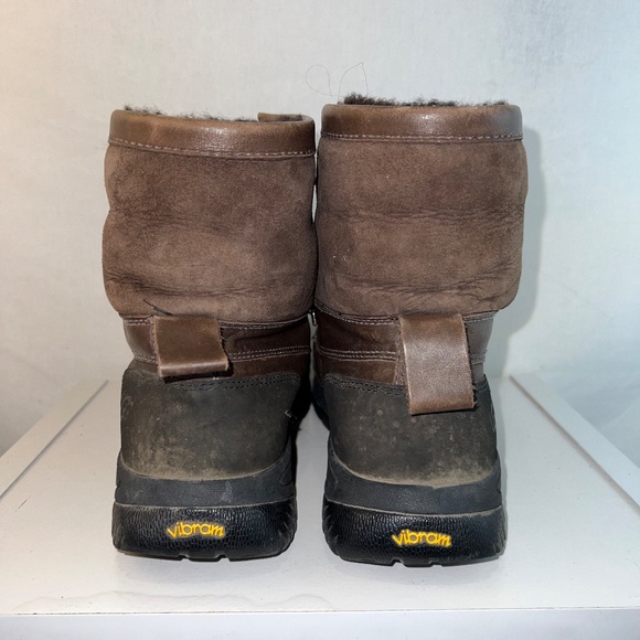 UGG - Men's Hilgard/Butte Short Boot - Brown Leather/Sheepskin - US 11 - 80% OFF - Picture 5 of 10